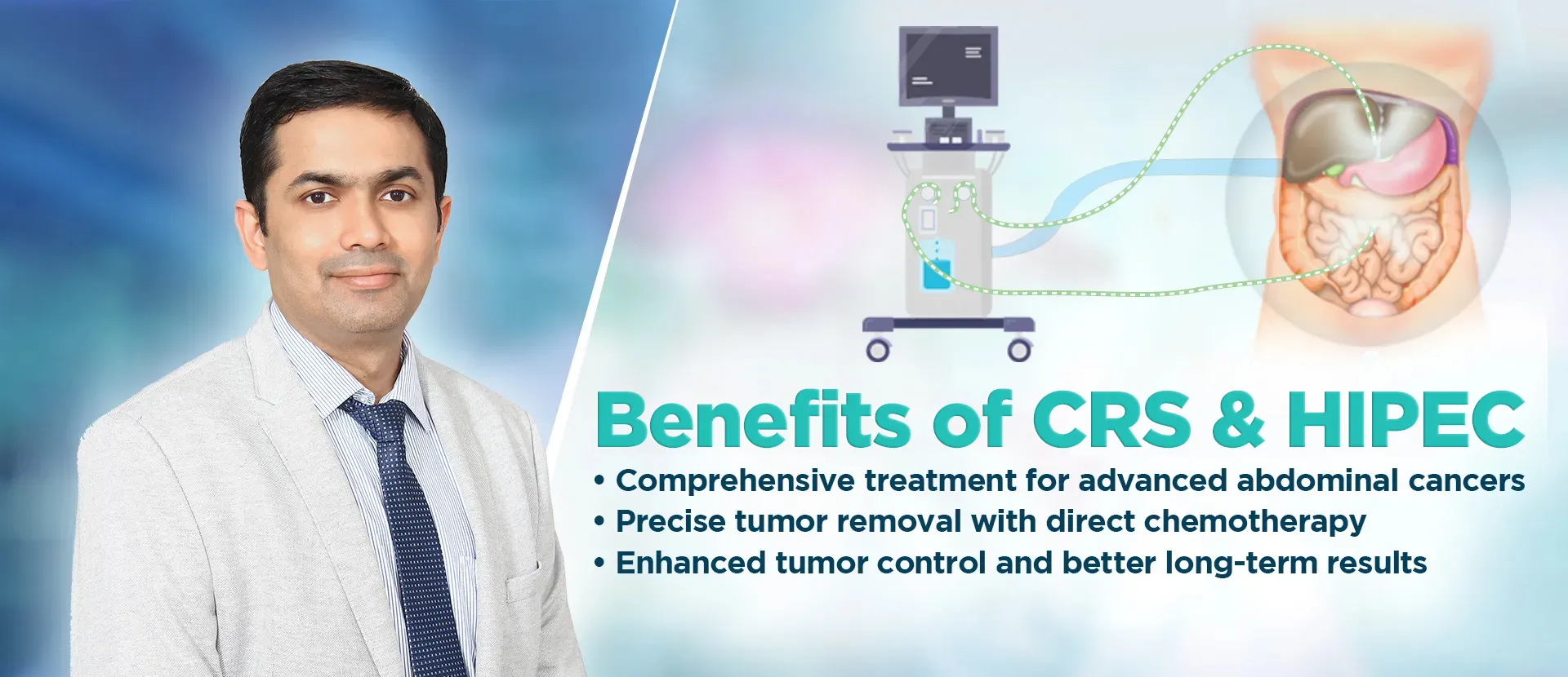 Specialist of CRS and HIPEC surgery in Ahmedabad