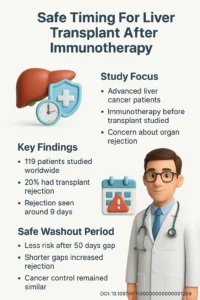 Determining safe washout period for immune checkpoint inhibitors prior to liver transplantation An international retrospective cohort study DOI- 10.1097HEP.0000000000001289