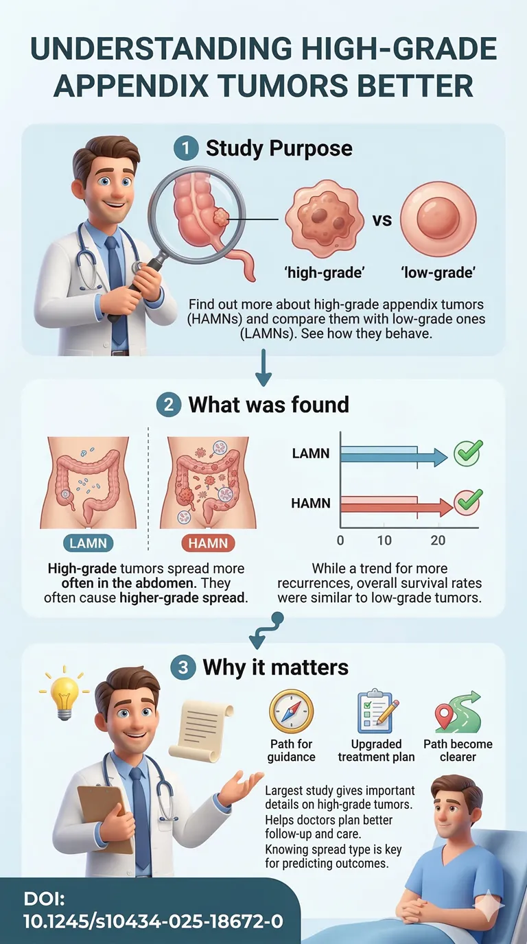 Clinicopathologic and Molecular Characteristics of High-Grade Appendiceal Mucinous Neoplasms.DOI 10.1245s10434-025-18672-0