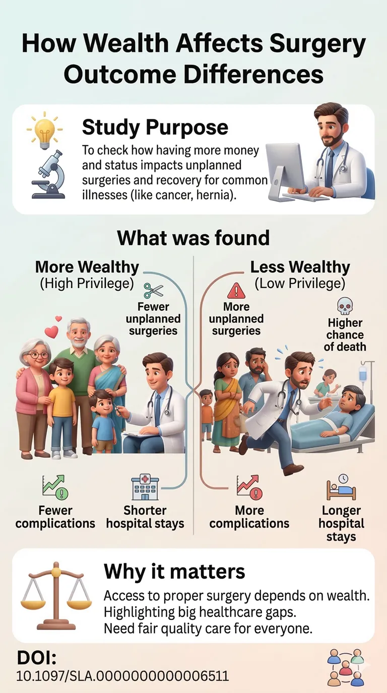 Community Privilege and Unplanned Surgery for Access-sensitive Surgical Conditions.DOI 10.1097SLA.0000000000006511