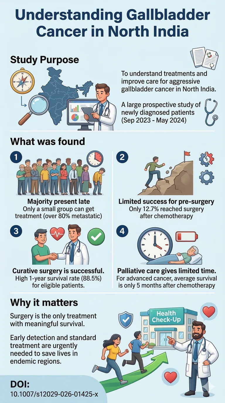 Comprehensive Real-World Outcomes of Multimodal Treatment in Gallbladder Cancer A Prospective Cohort Study. DOI 10.1007s12029-026-01425-x