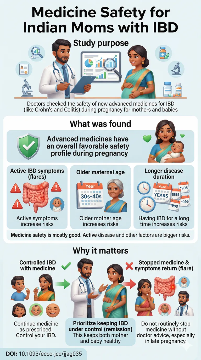 Safety of advanced therapies in pregnant women with inflammatory bowel disease a systematic review and Meta-Analysis.DOI 10.1093ecco-jccjjag035