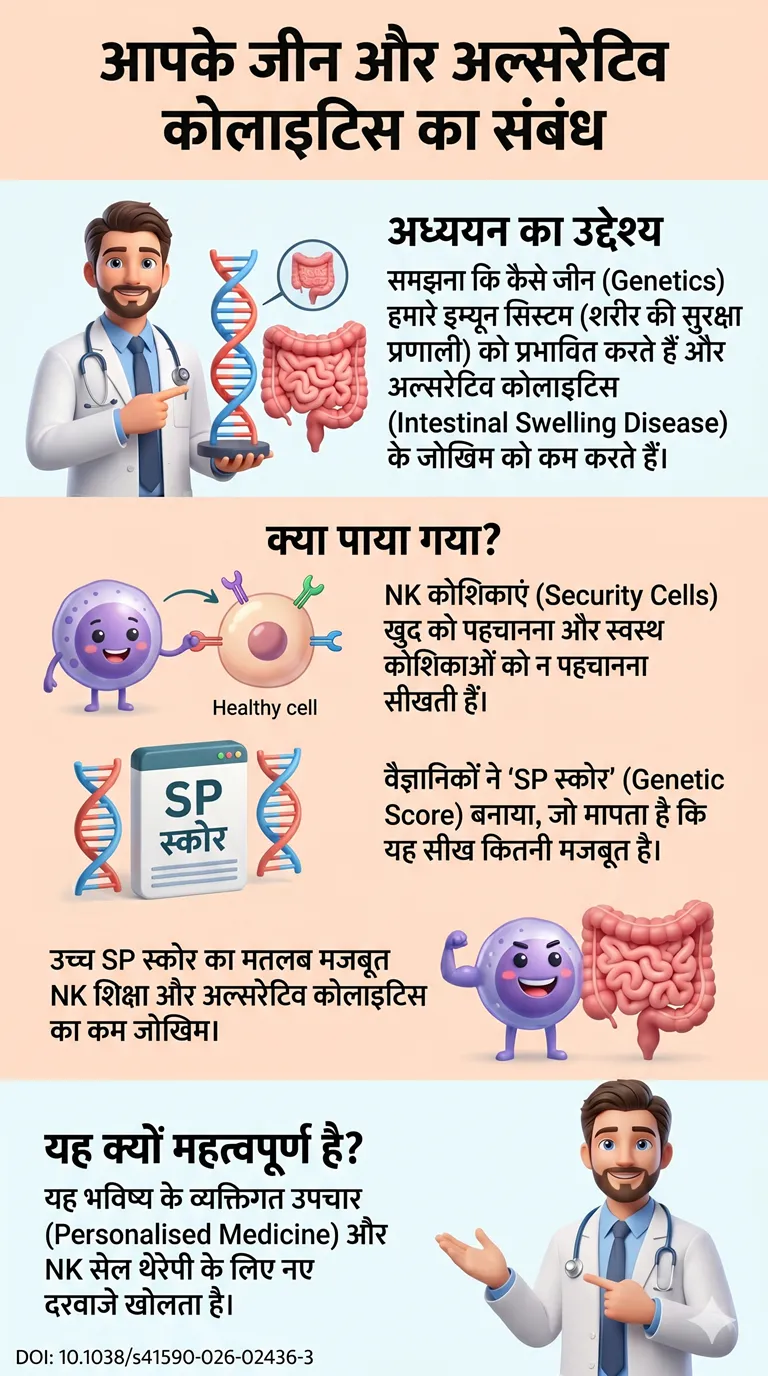 आपके जीन और इम्यून सिस्टम का अल्सरेटिव कोलाइटिस से संबंध-HLA class I signal peptide-DOI 10.1038s41590-026-0243