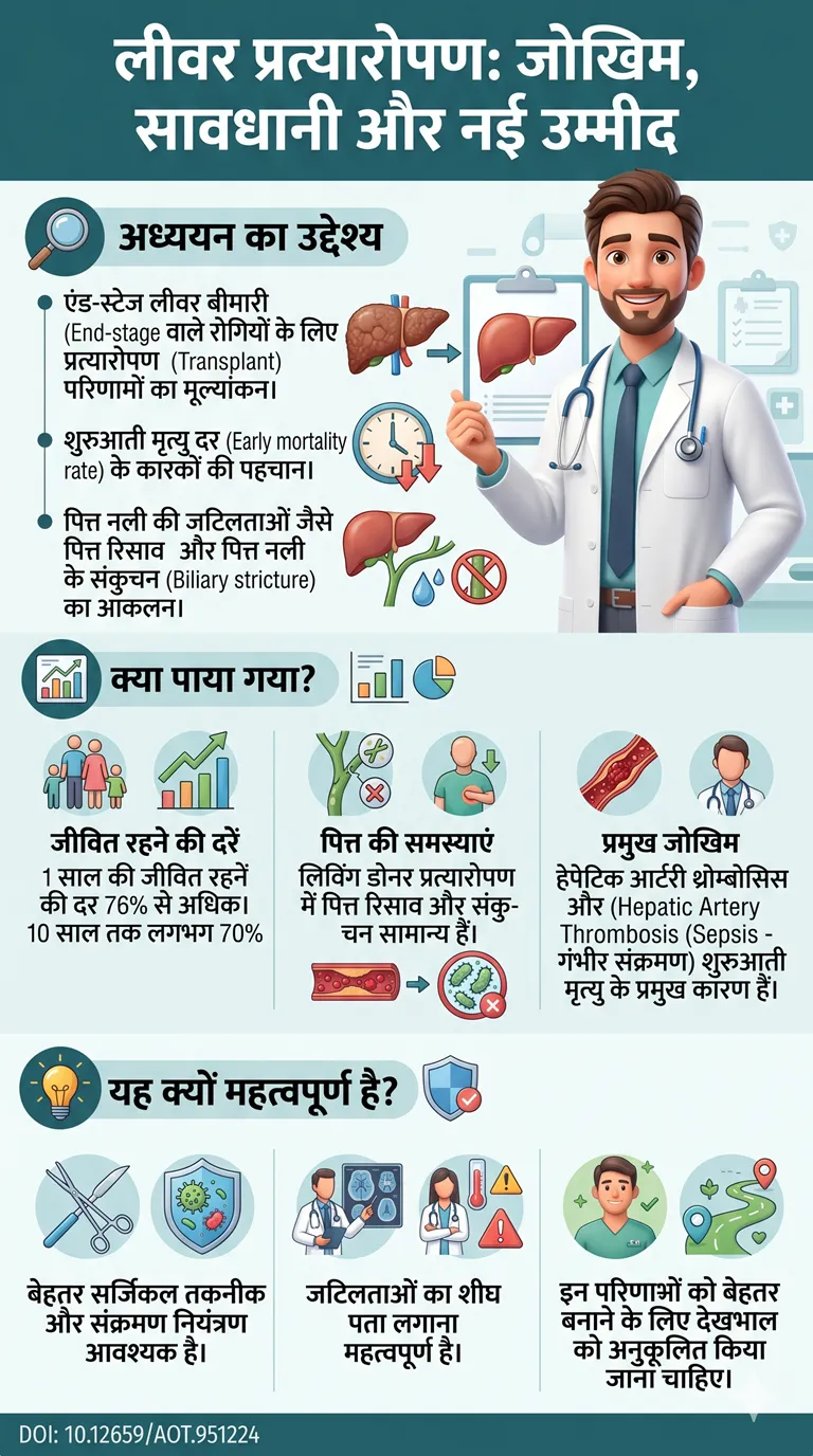 लीवर (यकृत) की बीमारी और ट्रांसप्लांट क्या सावधानी है जरूरी-Retrospective Analysis of Risk Factors and Recipients-DOI 10.12659AOT.951224